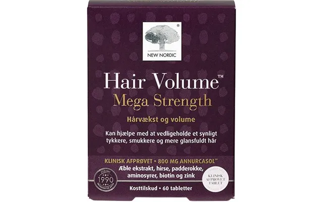 New Nordic Hair Volume Mega Strength 60 Tabl.