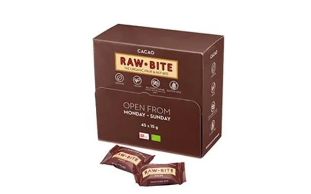 Rawbite Officebox Cacao 45x15g Ø