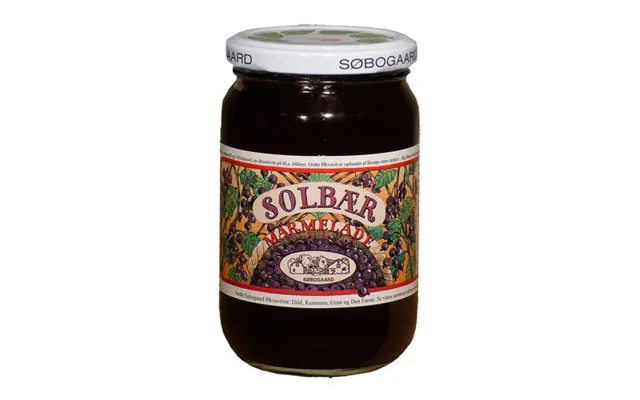 Søbogaard Solbær Marmelade 400g.