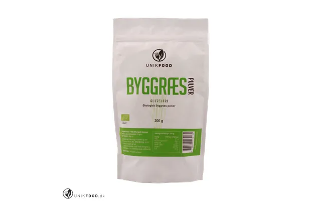 Unik Food Byggræs Pulver Ø 200g