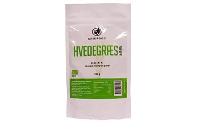Unik Food Hvedegræs Pulver Ø 100g