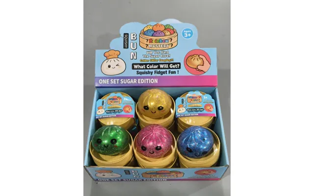 Dumpling Glimmer Squishy Vandperler 9 Cm Lugtfri