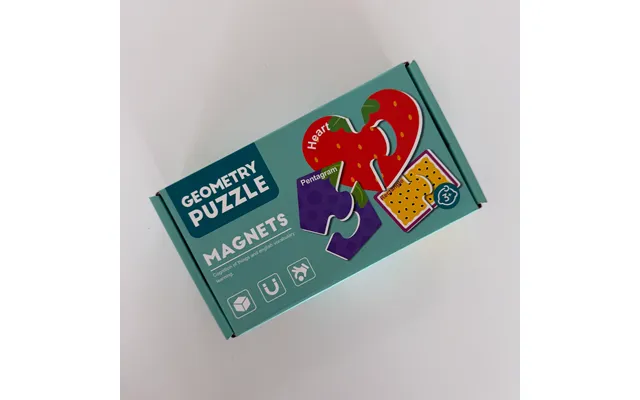 Magnet Frugt Og Former- Engelsk