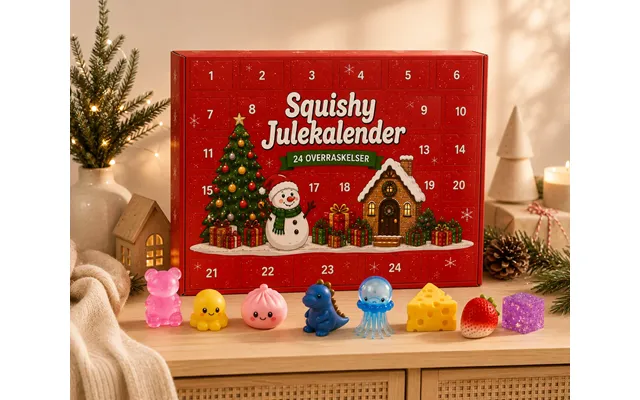 Squishy Julekalender 24 Overraskelser Forudbestilling.