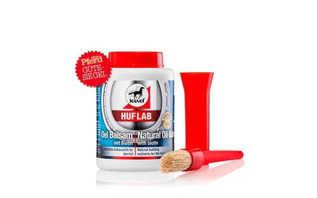 Leovet Hooflab Natural Oil Balm Med Børste - 450 Ml