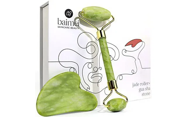 Baimei Skincare Beauty Jade Roller Gua Sha Stone