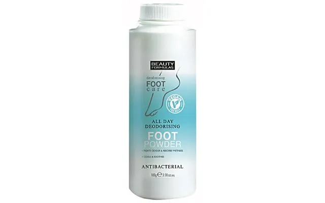 Beauty Formulas Deodorising Foot Care Foot Powder Antibacterial 100g