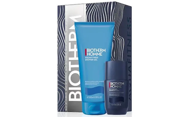Biotherm Ready Set Celebrate - Day Control 48h Roll-on 75ml Aquafitness Shower Gel 200ml