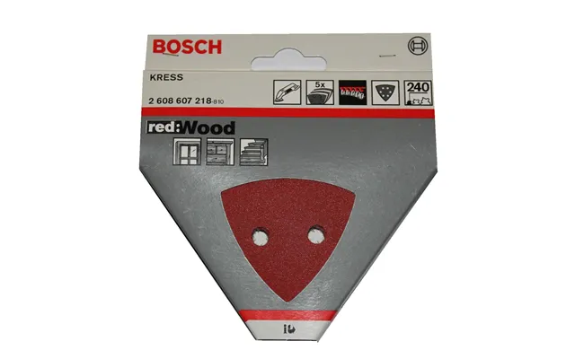 Bosch Deltaslibepapir Korn 240 Redwood