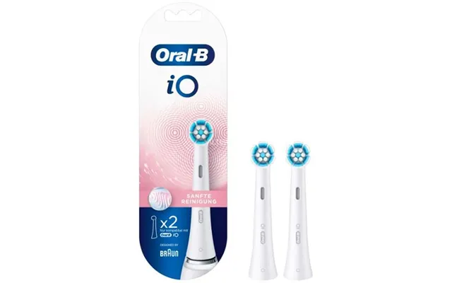 Braun Oral-b Børstehoveder Io Sanfte Reinigung White 2 Stk