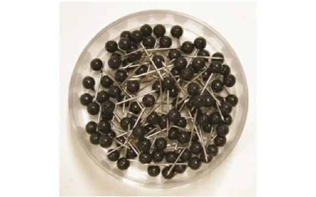 Büngers Map Pin 4x13mm 100 Stk Sort