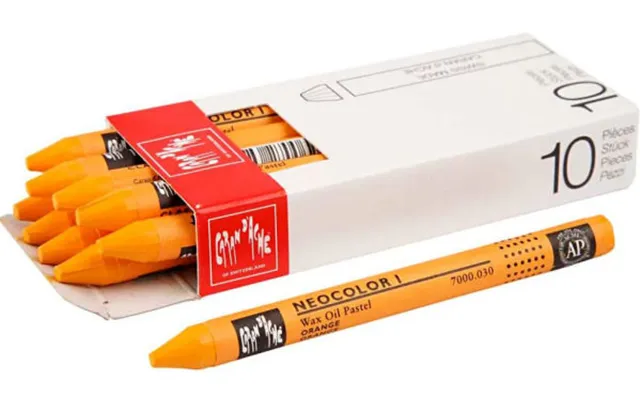 Caran D'ache Genéve Neocolor 1 Orange 10 Stk.