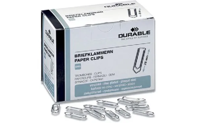 Durable Paper Clips 26mm 1000 Stk.