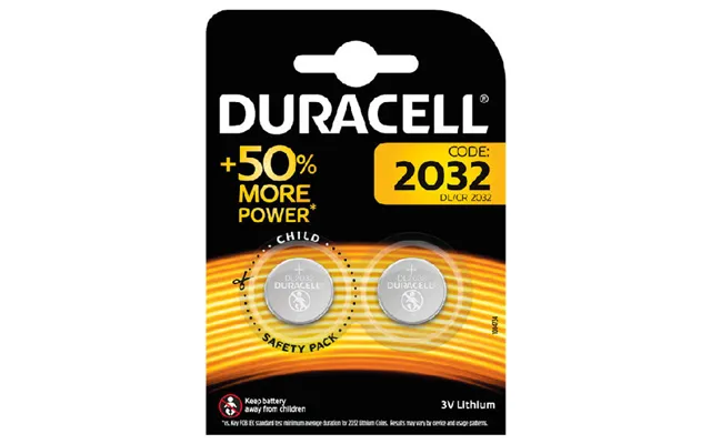 Duracell 2032 Batteri Dl Cr 3v Lithium 2 Pack