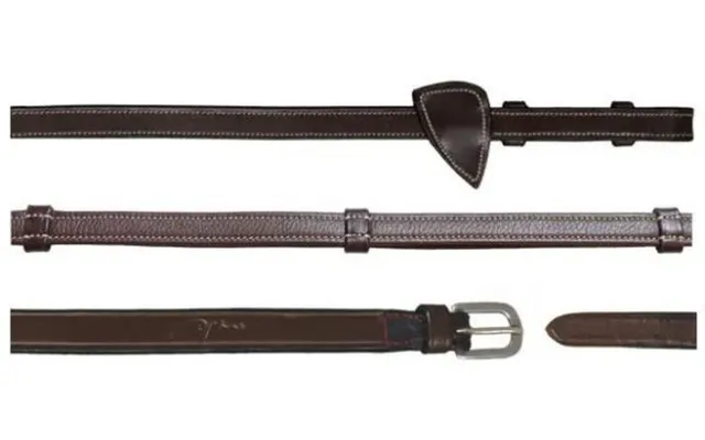 Dyon Leather Handle Reins 1 2 Wo051brp Pony Brown