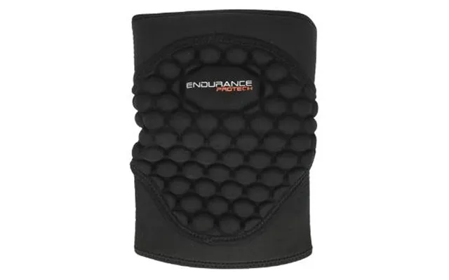 Endurance Protech Knee Support With Pad Style E111011 Unisex Medium Black