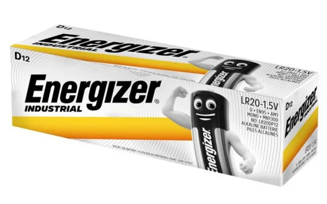 Energizer Industrial Batteri D-lr20 Alkaline 12 Stk.