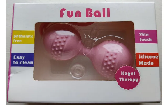 Ladies Care Kegel Treatment Fun Ball Pink
