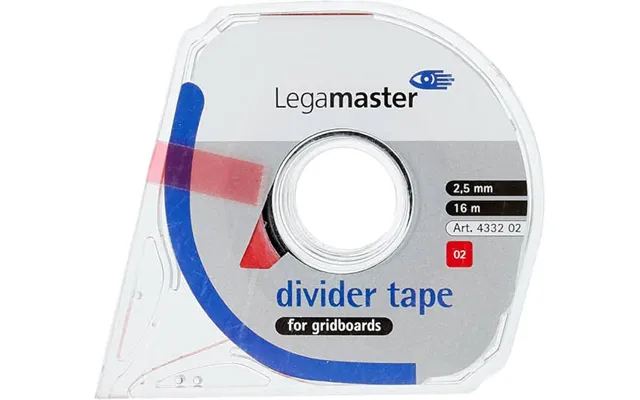 Legamaster Divider Tape For Gridboards 2,5mm 16m Art. 4332 02 Rød
