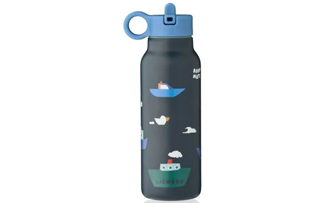 Liewood Falk Water Bottle Sailing Classic Navy Stainless Steel Med Cleaning Brush 350ml
