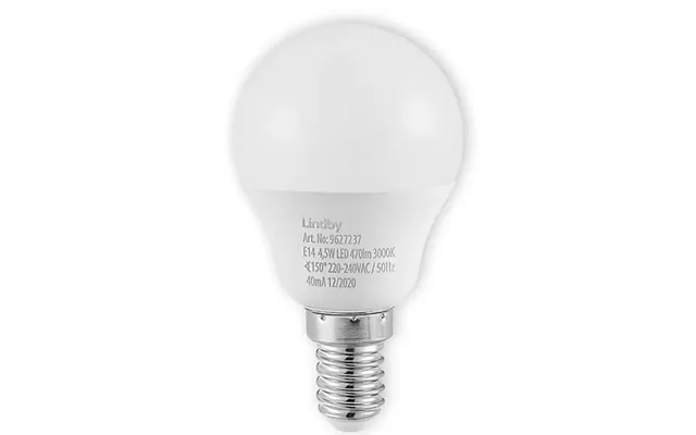 Lindby Pære Led 470 Lumen 40w 3000k E14 Art. No. 9627237 Warm White
