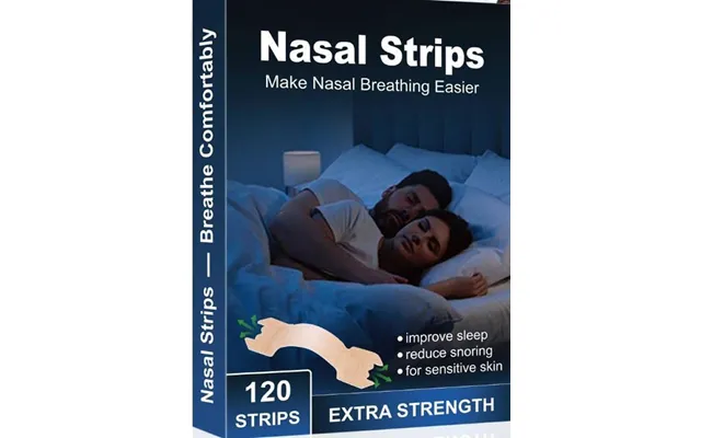 Nasal Strips Make Nasal Breathing Easier Extra Strength 120 Strips