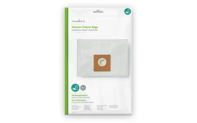 Nedis Vacuum Cleaner Bags Til Vcgb500 Vcbg550 Serie 10 Stk.