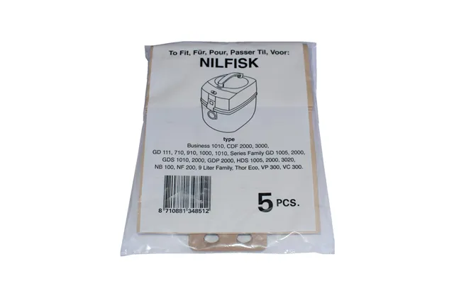 Nilfisk Støvsugerposer 1408618000 5pk