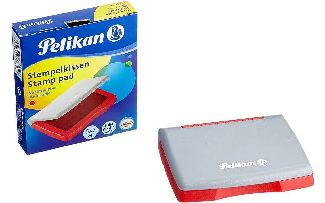 Pelikan Stamp Pad 5x7cm Rød