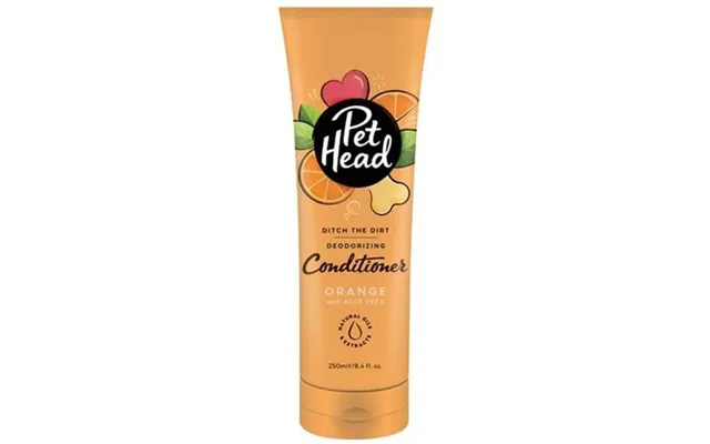 Pet Head Ditch The Dirt Deodorizing Conditioner Orange With Aloe Vera Til Hunde 250ml