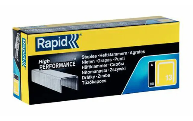 Rapid High Performance Hæfteklammer 13 4mm 5000 Stk.