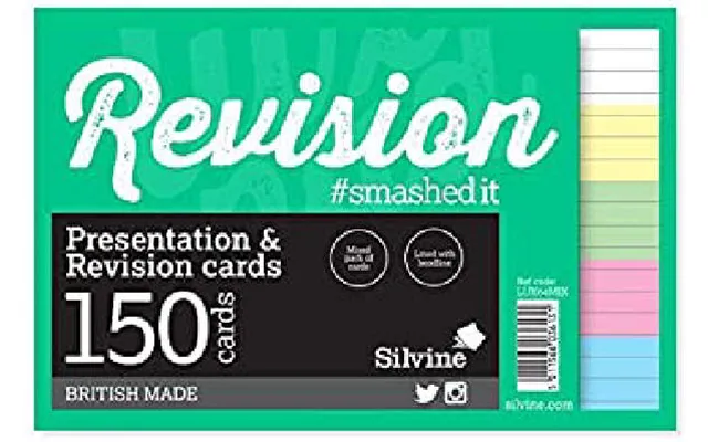 Revision Presentation & Revision Cards A6 150 Cards Mixfaret