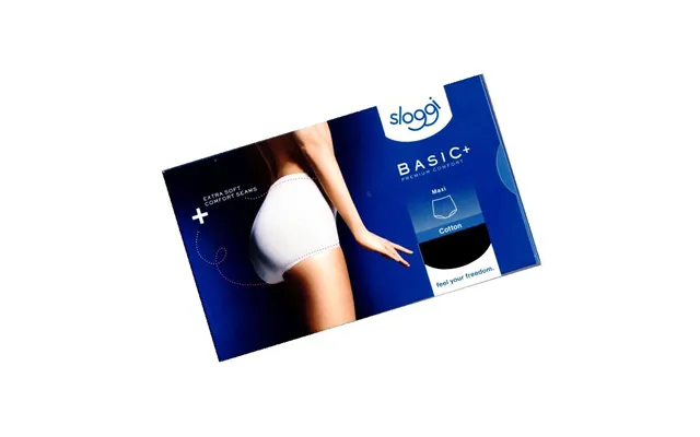Sloggi Basic Premium Comfort Maxi Sort Str 48