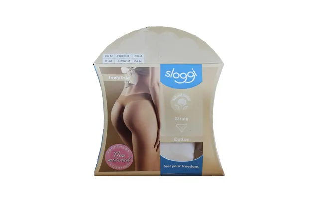 Sloggi Invisible Light Cotton String I Hvid Str. Medium