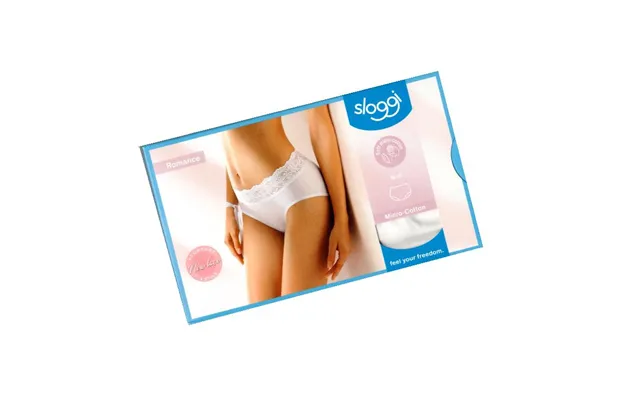 Sloggi Romance Sensitive Medi Micro Cotton Hvid Str 36