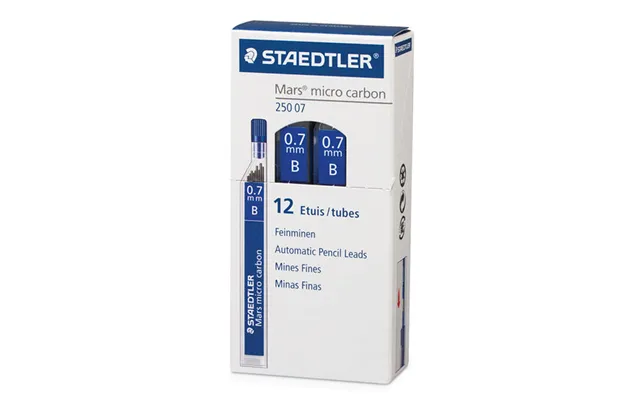 Staedtler Mars Micro Carbon 0.7mm B Feinminen 12 Etuis
