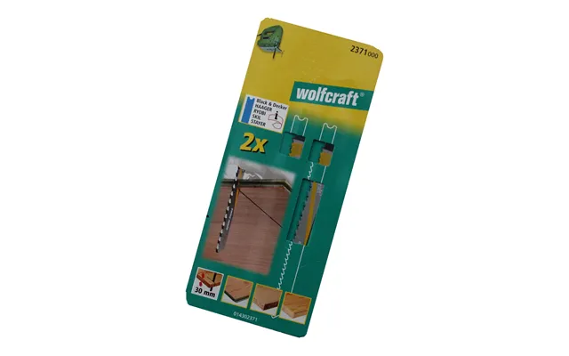 Stiksavsklinger 2 X Hcs 100 81mm Wolfcraft 2371000