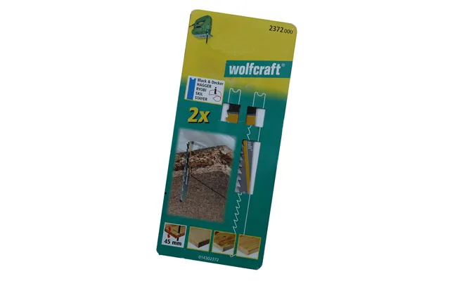 Stiksavsklinger 2 X Hcs 100 81mm Wolfcraft 2372000
