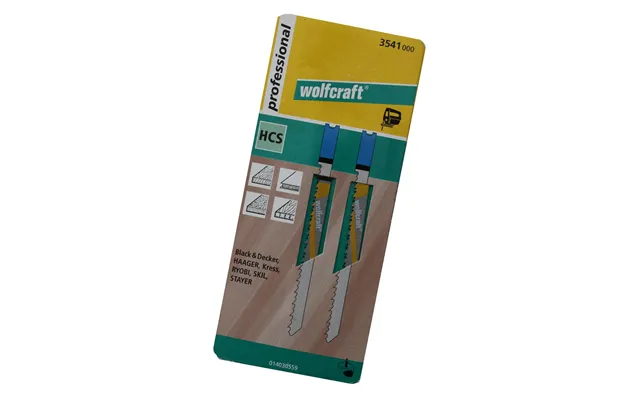 Stiksavsklinger 2 X Hcs 61mm Wolfcraft 3541000