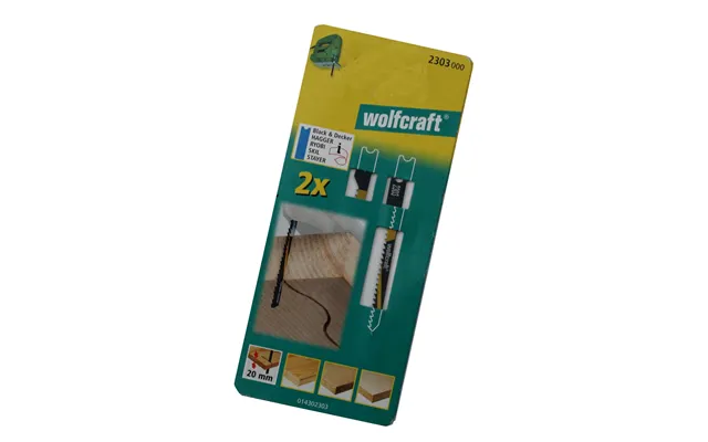 Stiksavsklinger 2 X Hcs 70 50mm Wolfcraft 2303000