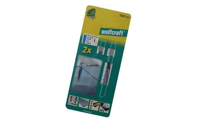 Stiksavsklinger 2 X Hcs 80 61mm Wolfcraft 2307000