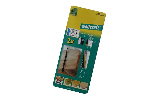 Stiksavsklinger 2 X Hcs 80 62,5mm Wolfcraft 2300000