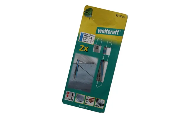 Stiksavsklinger 2 X Hss 70 52,5mm Wolfcraft 2376000