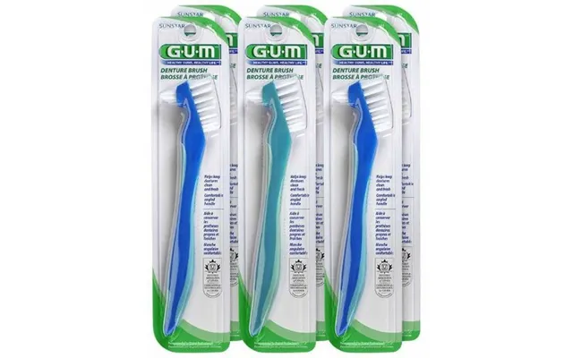 Sunstar Gum Denture Brush Assorteret Farver 6 Stk