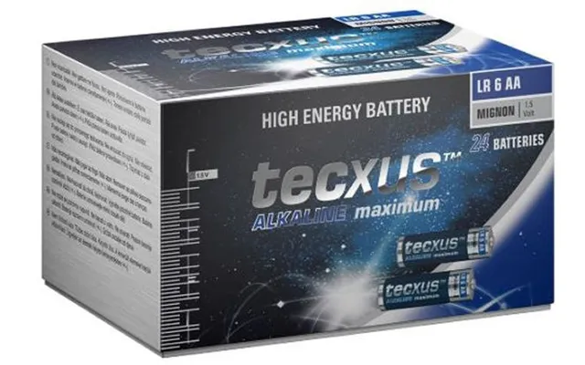 Tecxus Alkaline Maximum High Energy Battery Lr6 Aa Mignon 24 Stk