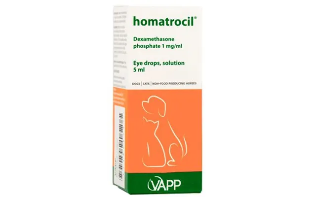 Vapp Homatrocil Eye Drops Solution For Dogs Cats 5ml