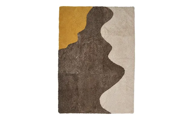 Natures Collection River Designertæppe Korthåret New Zealand Gul Lysebrun Beige- 200