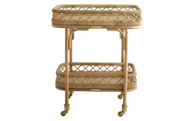 Nordal Liri Rullebord I Rattan Natur - 62