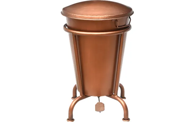 Trademark Living Klapp Stor Pedalspand Kobber - 60