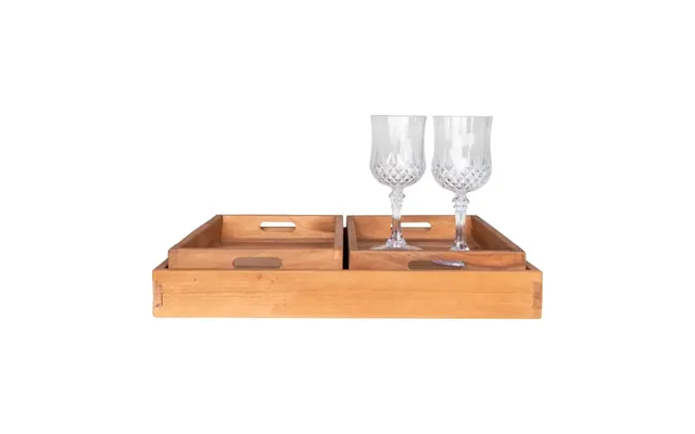 3 Bakker I Teaktræ - 4601020